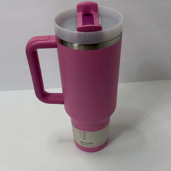 Stanley Pink Thermos with Straw 40oz - Picture 4 of 9